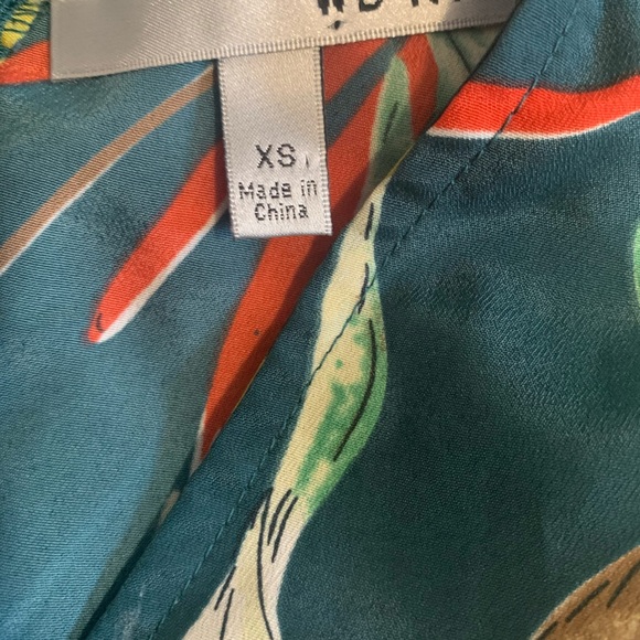 WD.NY dress. Such a beautiful tropical print!! - Picture 3 of 3